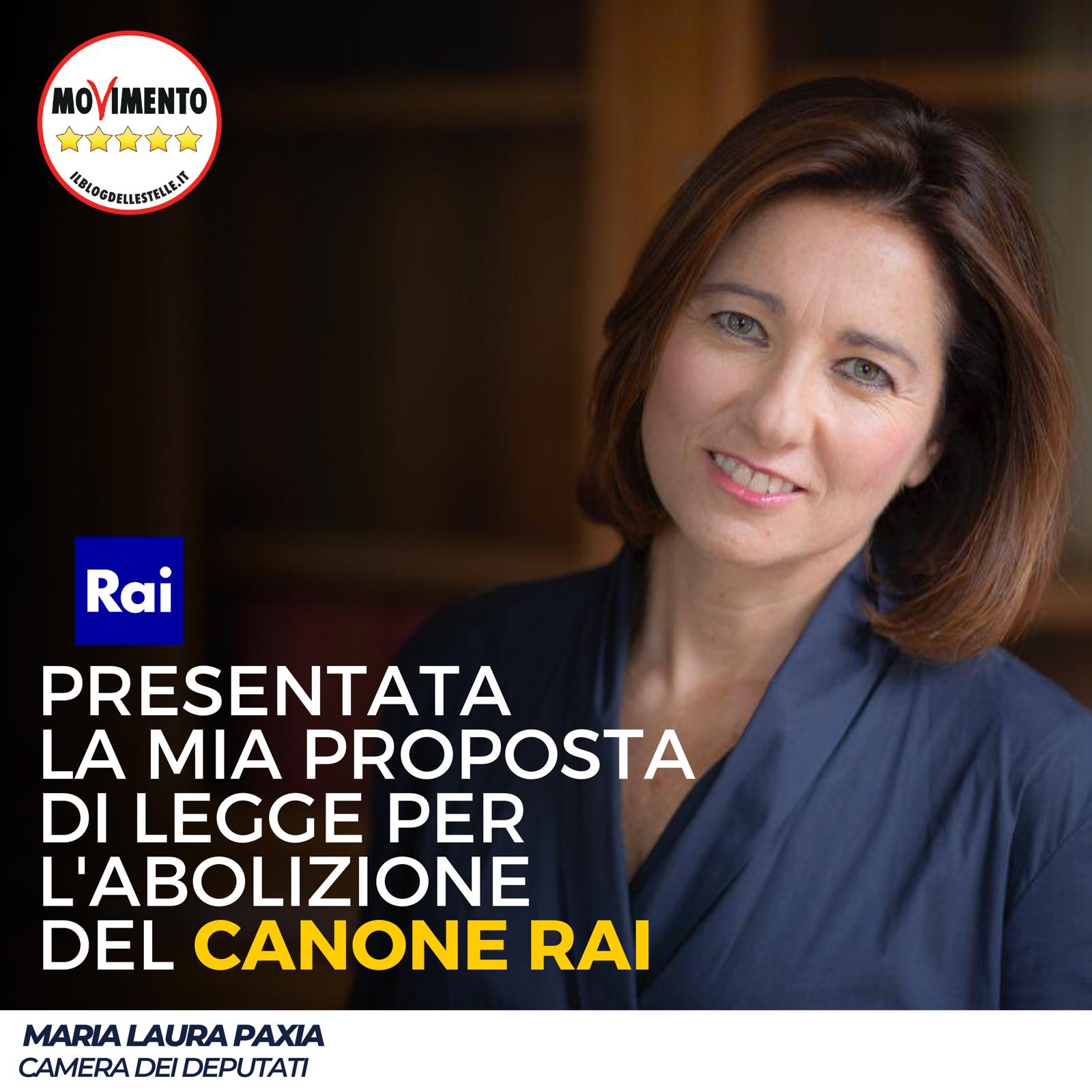 Rai - Paxia depositata proposta di legge per abolizione canone